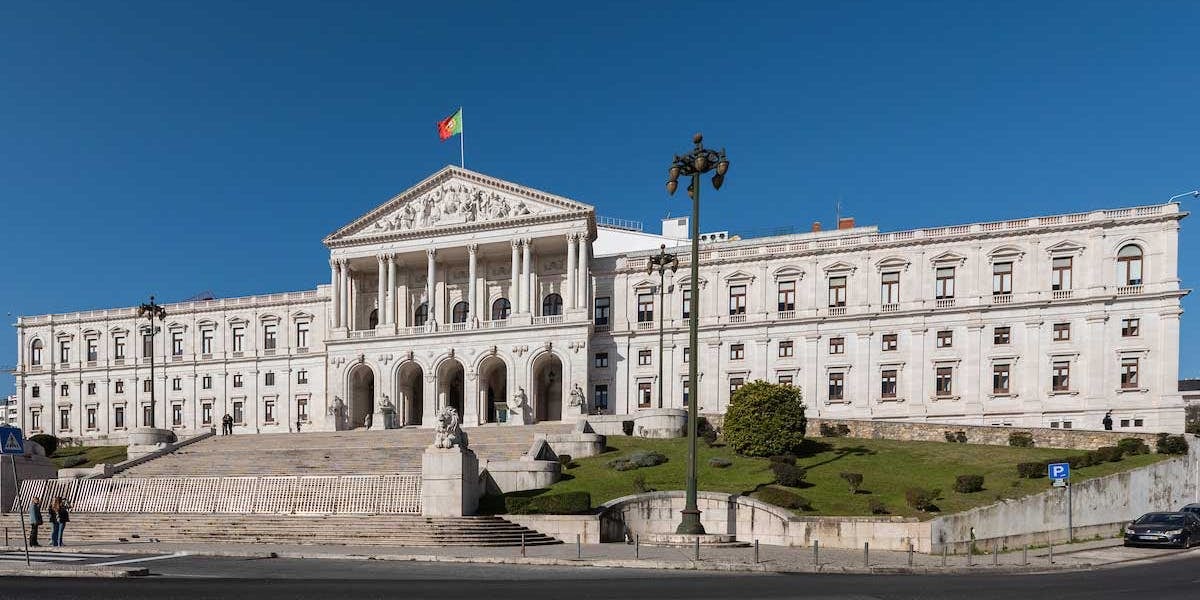 The Portuguese Parliament, Palacio de Sao Santo in Lisbon